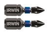 Irwin Impact Performance Series Phillips #1 X 1 in. L Insert Bit S2 Tool Steel 2 pc