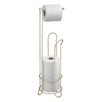 iDesign Classico Satin Silver Toilet Paper Holder