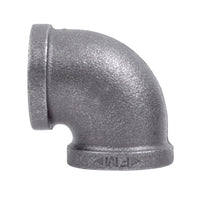 BK Products 1/2 in. FPT x 1/2 in. Dia. FPT Black Malleable Iron Elbow (Pack of 5)