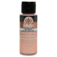 Folkart Metallic Rose Gold Hobby Paint 2 oz. (Pack of 3)