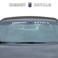 MLB - Kansas City Royals Sun Stripe Windshield Decal 3.25 in. x 34 in.