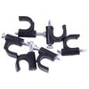 Monster Cable Just Hook It Up Cable RG6 Coaxial Cable Clips 6 pk (Pack of 6)