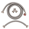 Eastman 3/4 in. FHT X 3/4 in. D FHT 6 ft. Stainless Steel Installation Kit - Deal of The Week