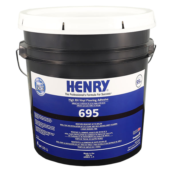 Adhesivo de alta resistencia Henry, 4 gal.