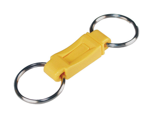 Hillman Metal/Plastic Assorted Valet Key Chain (Pack of 5).
