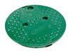 NDS 9.5 in. Green Round Valve Box Cover- Foam Polyolefin, Fits 10" Box - Deal of The Week
