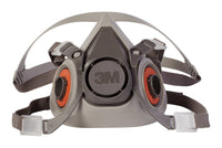3M Half Face Respirator 6000 Series Gray M 1 pc - Deal of The Week