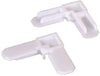 Prime-Line White Plastic 7/16 in. W X 3/4 in. L Screen Frame Corner 1 pk
