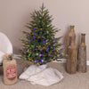 Holiday Bright Lights 4 ft. Full LED 350 ct Emerald Pine Sparkle Color Changing Christmas Tree