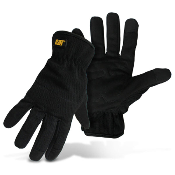 Guantes utilitarios para exteriores Cat Pro Series para hombre, color negro, talla L, 1 par