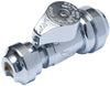SharkBite 1/2 in. PTC X 1/4 in. Brass Straight Stop Valve
