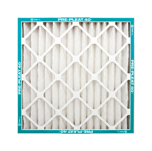 AAF Flanders 20 in. W x 20 in. H x 1 in. D Polyester Synthetic 8 MERV Pleated Air Filter (Pack of 12)