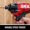 SKIL 20V PWR CORE 1/4 in. Cordless Brushless Impact Driver Kit (Battery & Charger)