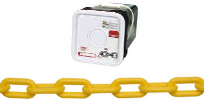 Campbell 8 Yellow Plastic Decorative Chain 0.29 in. D 1.5 in.