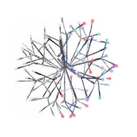 Celebrations LED Multi Shimmering Sphere 16 in. Hanging Decor