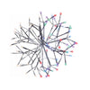 Celebrations LED Multi Shimmering Sphere 16 in. Hanging Decor