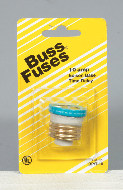 Bussmann 10 amps Time Delay Plug Fuse 1 pk