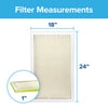 3M Filtrete 18 in. W X 24 in. H X 1 in. D 7 MERV Pleated Air Filter 1 pk (Pack of 4)