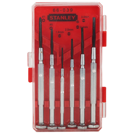 Stanley Phillips/Slotted Jewelers Precision Screwdriver Set 6 pc