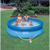 Intex Blue Plastic Frame & Vinyl Liner Round Above Ground Pool 1018 gal. Water Capacity - Open Box
