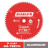 Diablo 7-1/4 in. D X 5/8 in. TiCo Hi-Density Carbide Circular Saw Blade 56 teeth 1 pk - Open Box