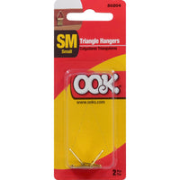 Hillman OOK Brass-Plated Ring Hanger 5 lb. 2 pk (Pack of 12)