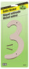 Hy-Ko 4 in. Gray Nickel Number 3 Nail-On 1 pc. (Pack of 10)
