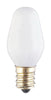 Westinghouse 7 watts C7 Speciality Incandescent Bulb E12 (Candelabra) White 2 pk (Pack of 10)