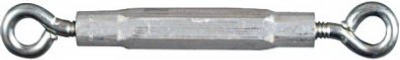 Hampton Zinc-Plated Aluminum/Steel Turnbuckle 350 lb. (Pack of 5)