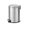 EKO Serene 1.3 gal Silver Stainless Steel Step Pedal Wastebasket (Pack of 2)