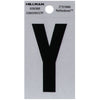 Hillman 2 in. Reflective Black Mylar Self-Adhesive Letter Yes 1 pc (Pack of 6)