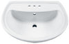 American Standard Cadet Vitreous China Pedestal Sink 20 in. W X 24.5 in. D White