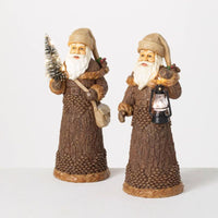 Sullivans LED Brown Musical Cone Santa Figure Figurine 13 in. (Pack of 6)