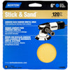 Norton Stick & Sand 6 in. Aluminum Oxide Pressure Sensitive Adhesive A290 Sanding Disc 120 Grit Medi