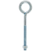 Hampton 3/8 in. x 6 in. L Zinc-Plated Steel Eyebolt Nut Included (Pack of 10)