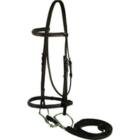 Gatsby Fancy Stitched Raised English Bridle