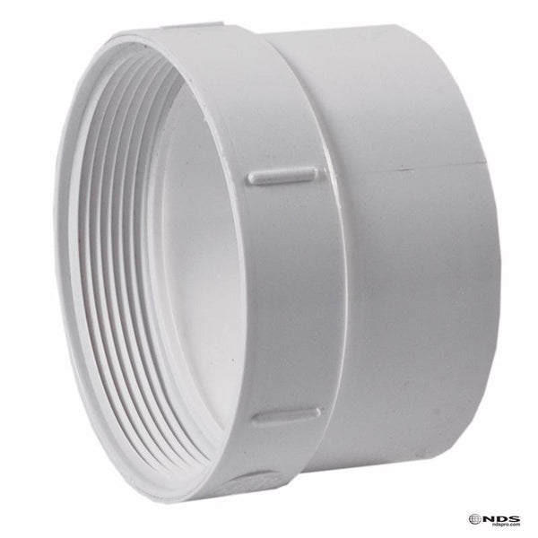 NDS Schedule 35 4 in. Spigot each X 4 in. D FPT PVC Pipe Adapter 1 pk - Deal of The Week
