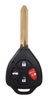 KeyStart Renewal KitAdvanced Remote Automotive Replacement Key TOY051H Double For Toyota
