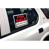 Hillman English Black For Sale Sign 15 in. H X 19 in. W (Pack of 6)