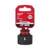 Milwaukee Shockwave 1 in. X 3/8 in. drive SAE 6 Point Standard Impact Socket 1 pc