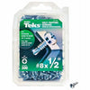 Teks No. 8  x 1/2 in. L Phillips Pan Head Zinc-Plated Steel Sheet Metal Screws 300 pk