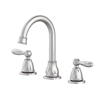 OakBrook Jennifer Brushed Nickel Traditional Widespread Bathroom Sink Faucet 8 in.