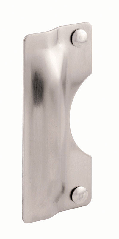 Prime-Line 3 in. H X 7 in. L Brushed Stainless Steel Steel Latch Guard