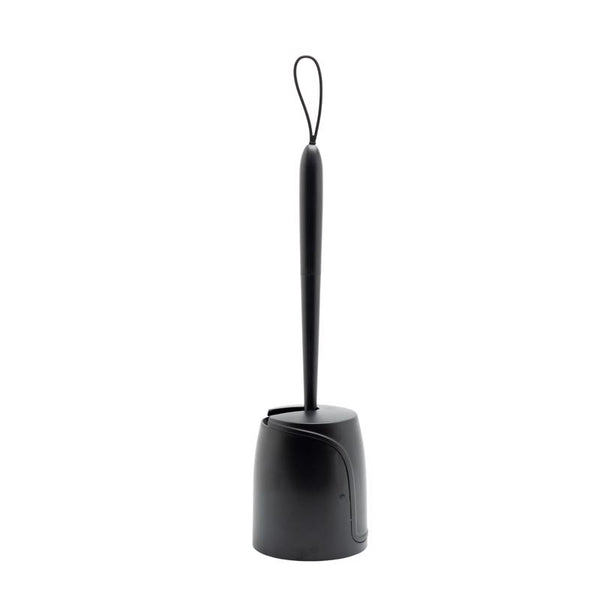 Zenna Home Toilet Bowl Brush & Holder Black