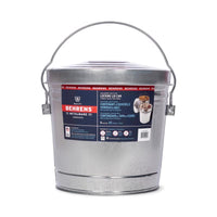 Behrens 6 gal Galvanized Steel Garbage Can Lid Included Animal Proof/Animal Resistant (Pack of 6)
