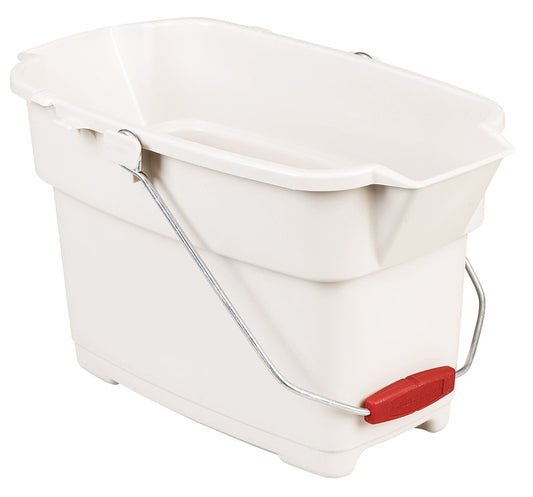 Rubbermaid 14 qt. Bucket Bisque (Pack of 6)