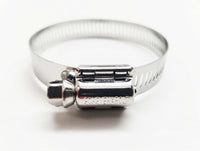 FOREVERBOLT 1-9/16 in to 2-1/2 in. SAE 32 Silver Hose Clamp Stainless Steel Band