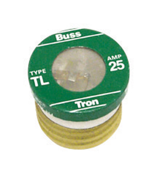 Bussmann 25 amps Time Delay Plug Fuse 3 pk (Pack of 5)