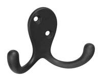 National Hardware Medium Oil Rubbed Bronze Black Zinc 3 in. L Double Hook 35 lb 1 pk - Deal of The Week