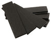 Softtouch Plastic Self Adhesive Gripper Pad Black Rectangle 1 in. W X 4 in. L 6 pk